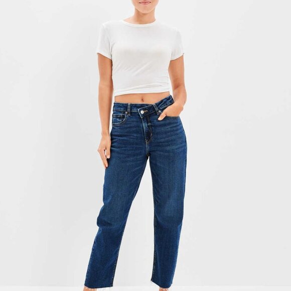 AE Stretch Mom Straight Jean - Picture 10 of 11